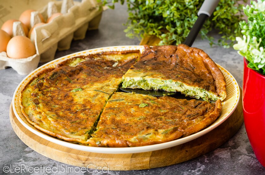 Omelete de aspargos selvagens
