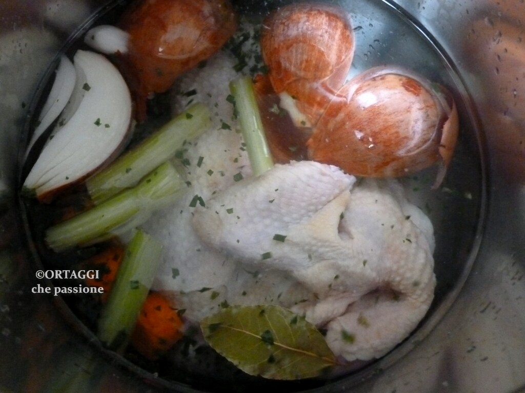 caldo em cozimento