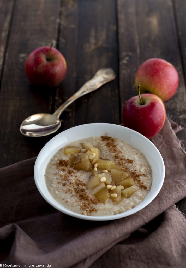 PORRIDGE PROTEICO ALLE MELE