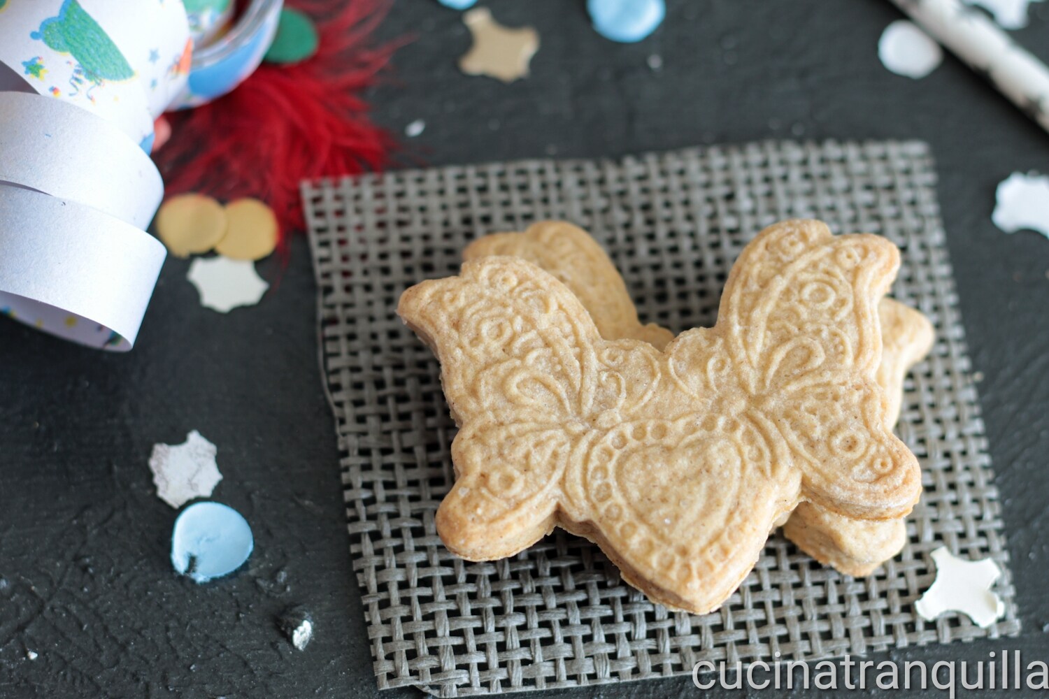 Biscoitos de Carnaval com canela