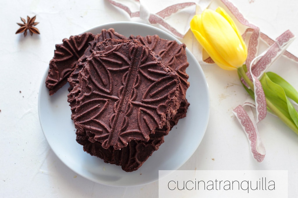 Ferratelle abruzzesi crocantes de cacau