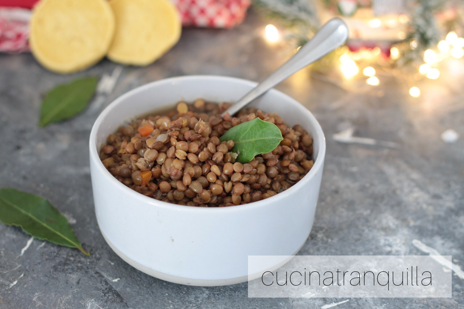 Sopa de lentilhas branca