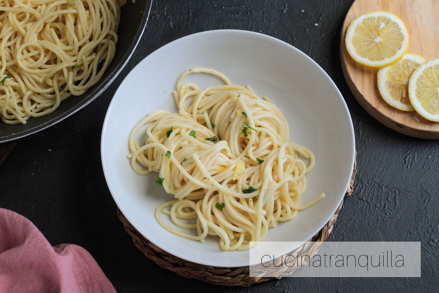 Spaghetti ao limão