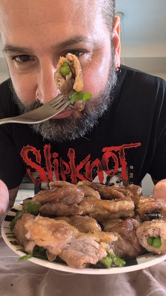 Rolinho de Porco e Aspargos ao Estilo Japonês (Niku-Maki): A Receita Rápida que Vai Impressionar Todos