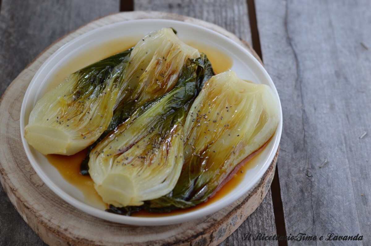 Pak-choi em molho de soja