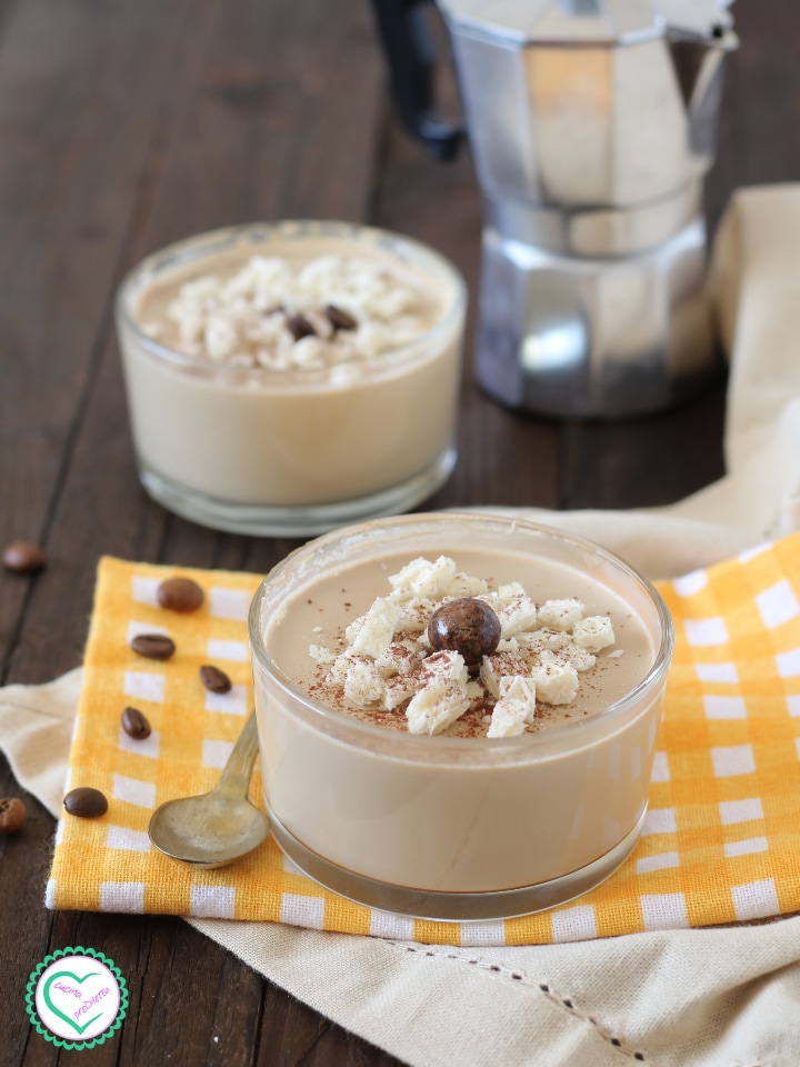 Panna cotta de café