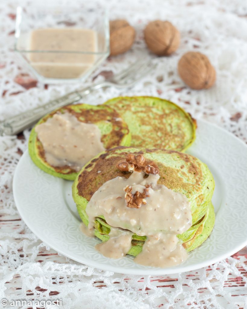 Panqueca de abobrinha com Fonduta