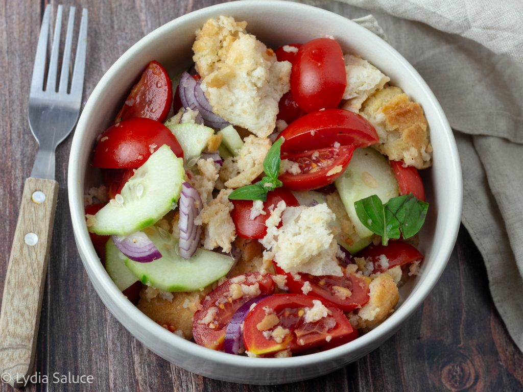 Panzanella feita em casa