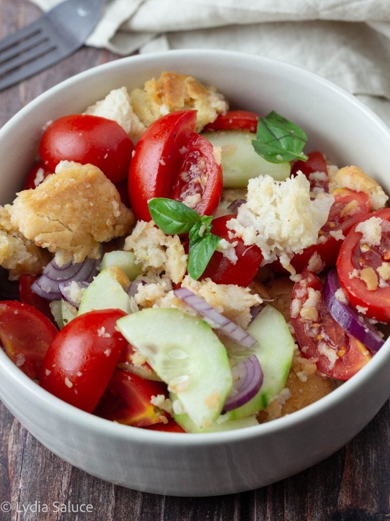 Panzanella feita em casa