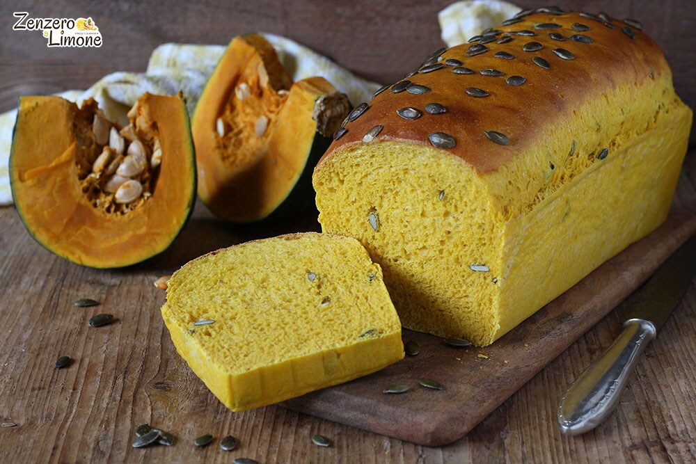 Pão de forma de abóbora
