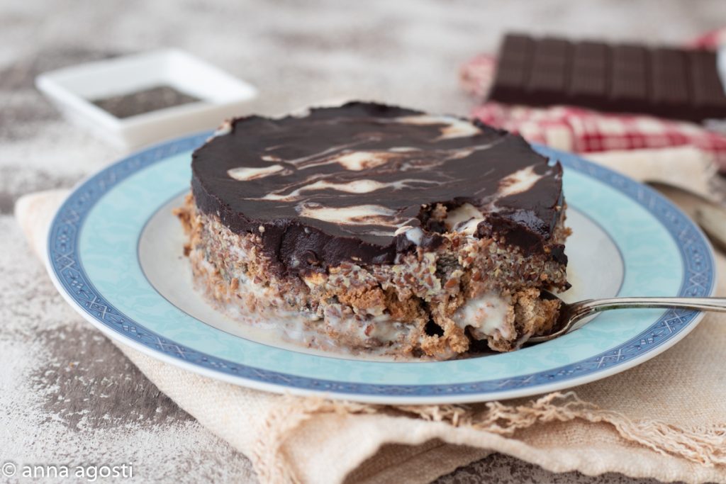 Parfait de iogurte grego e sementes de chia