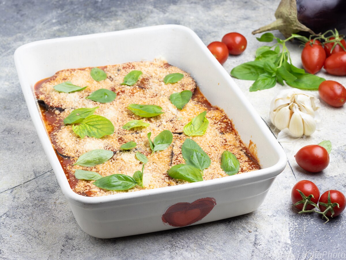 Parmigiana de berinjela à siciliana, receita básica
