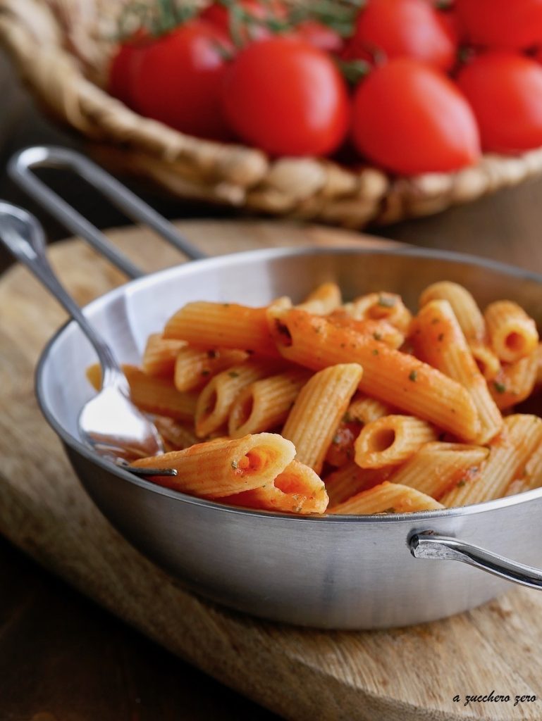 Pasta all'arrabbiata light