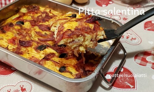 Pitta salentina tradicional
