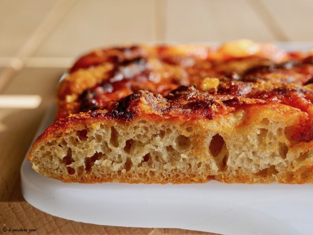 Pizza margherita base integral