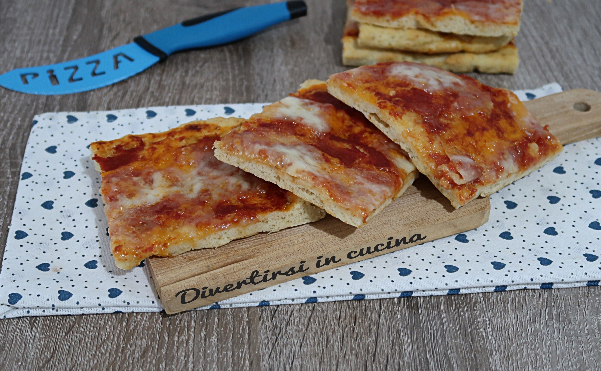 Pizza rápida sem fermentação