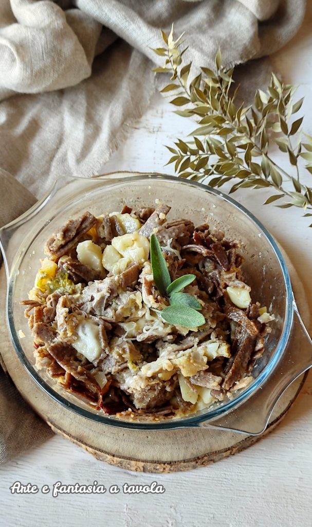 Pizzoccheri com couve