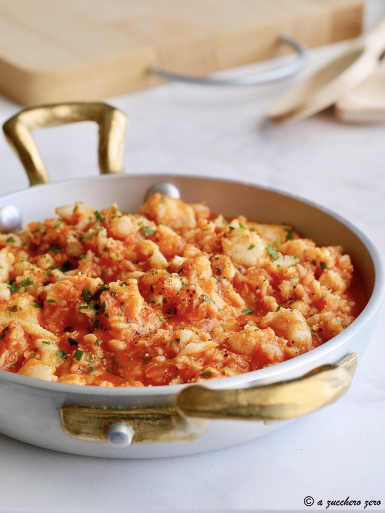 Ragu de bacalhau leve e rápido