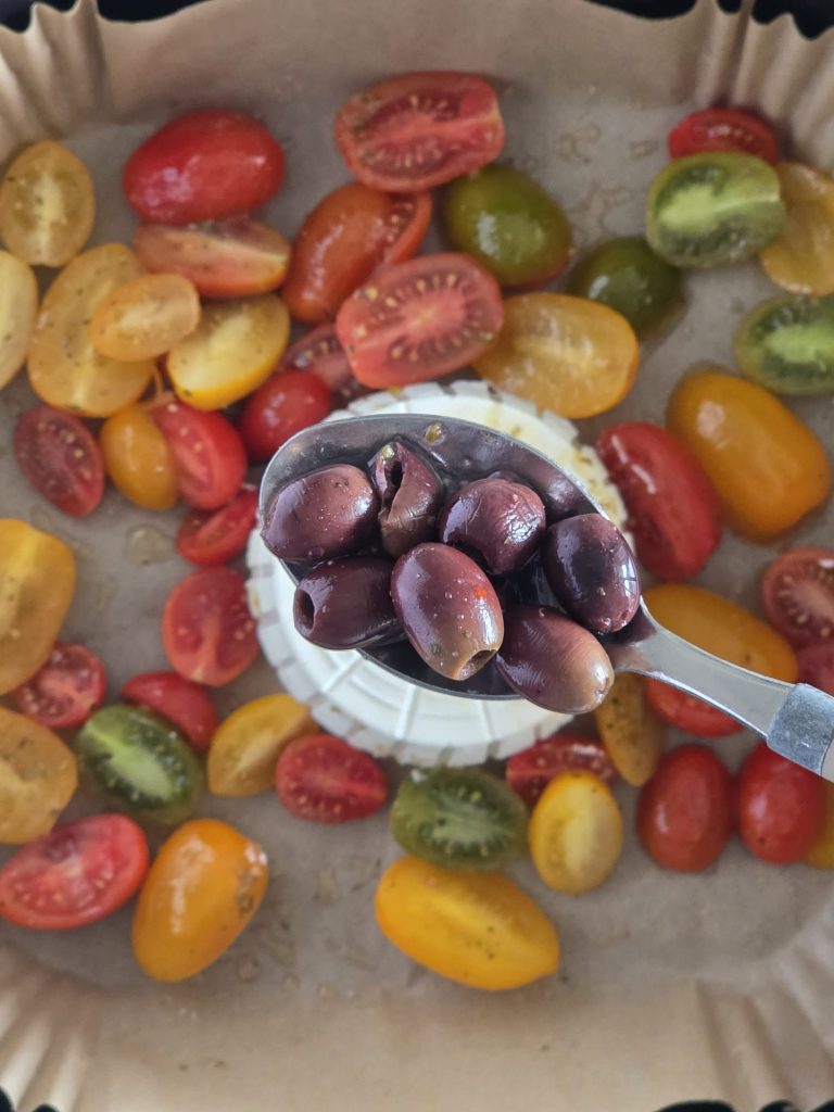 Ricota na fritadeira sem óleo