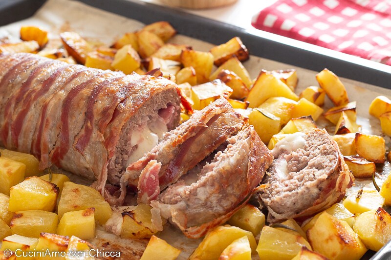 Rocambole Enrolada em Bacon