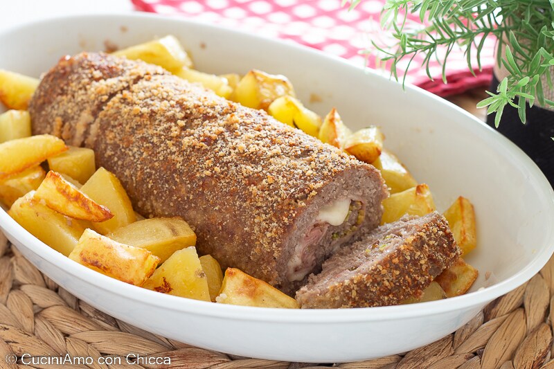 Rolo de carne recheado