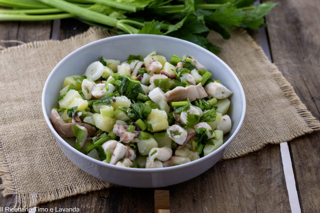 SALADA DE POLVO E BATATAS