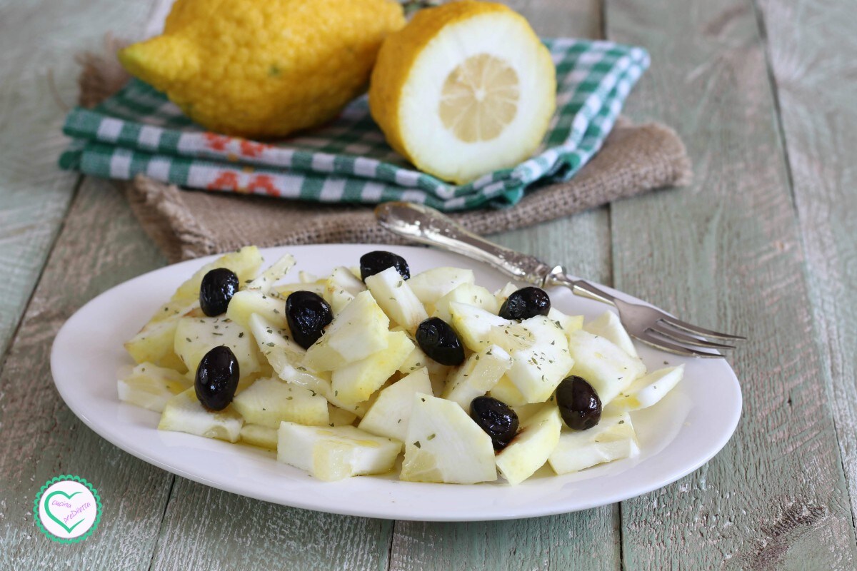 Salada de cidra com azeitonas