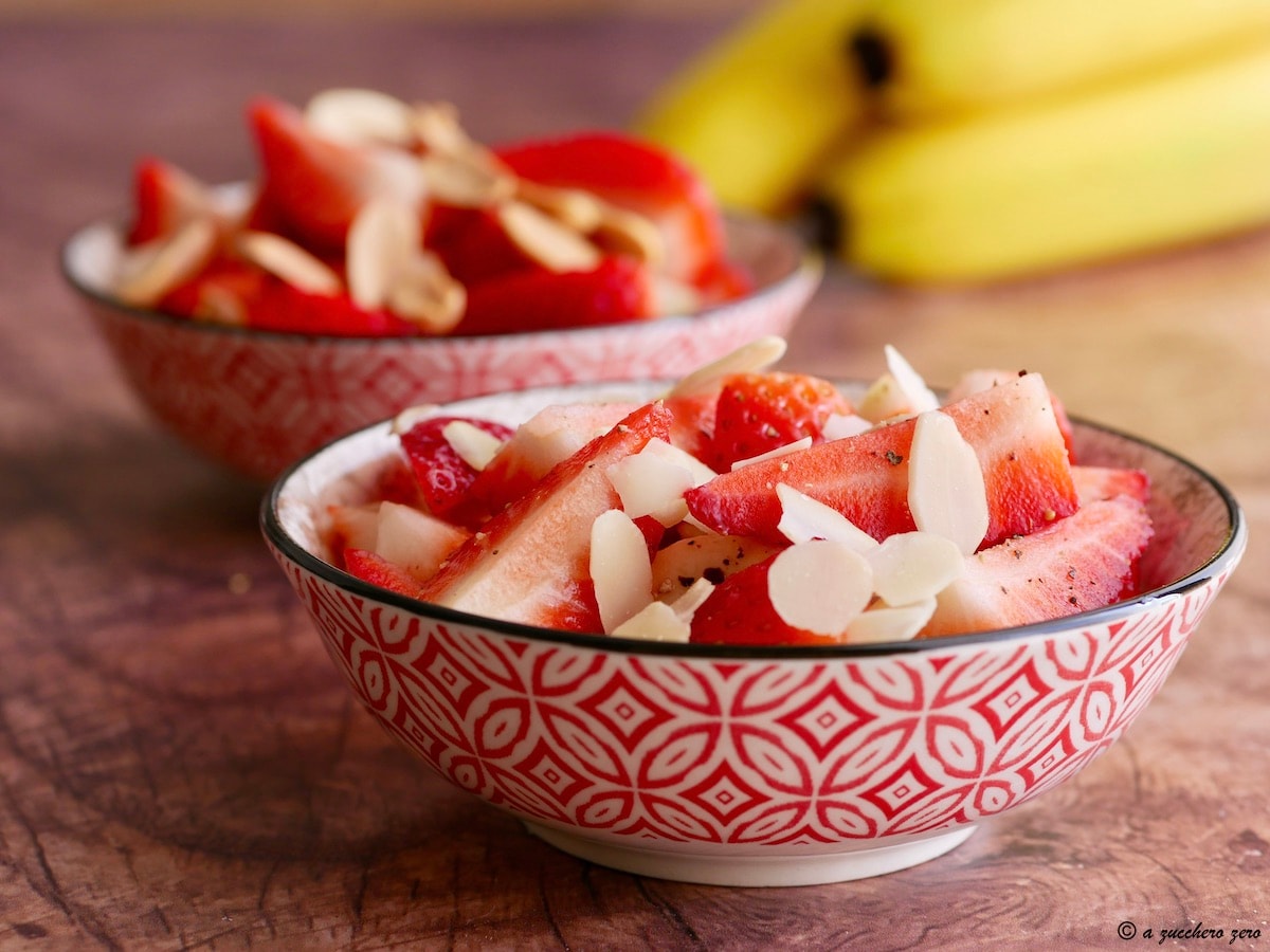 Salada de frutas sem açúcar perfeita como sobremesa ou lanche