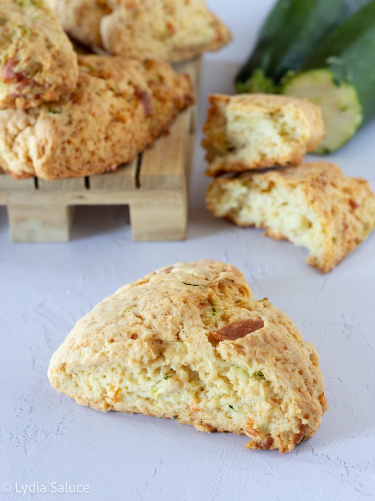 Scones salgados de abobrinha