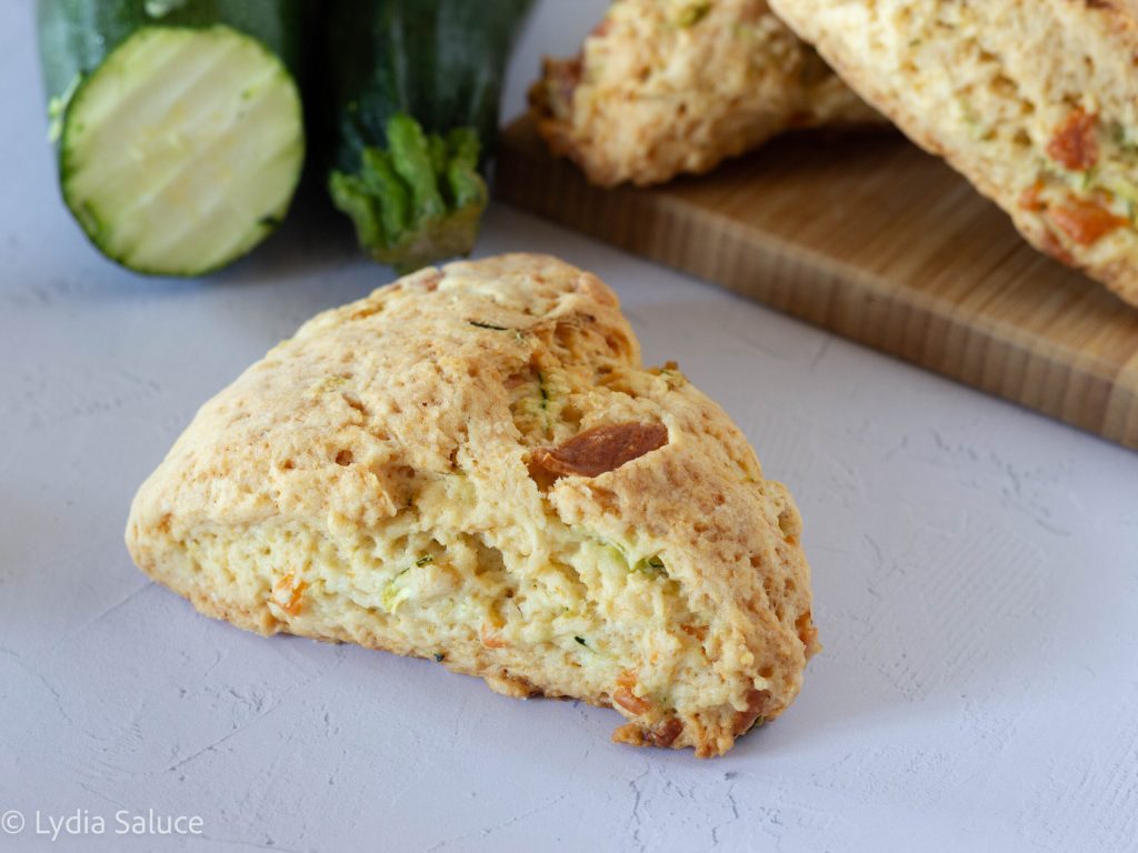 Scones salgados de abobrinha