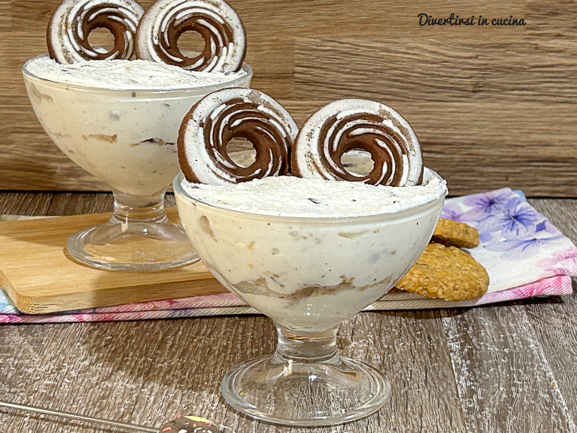 Sobremesa de creme de ricota e iogurte