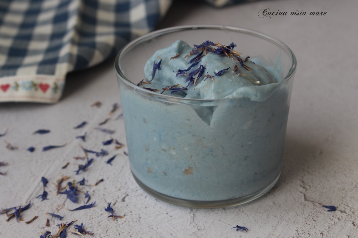 Sorvete de banana e coco