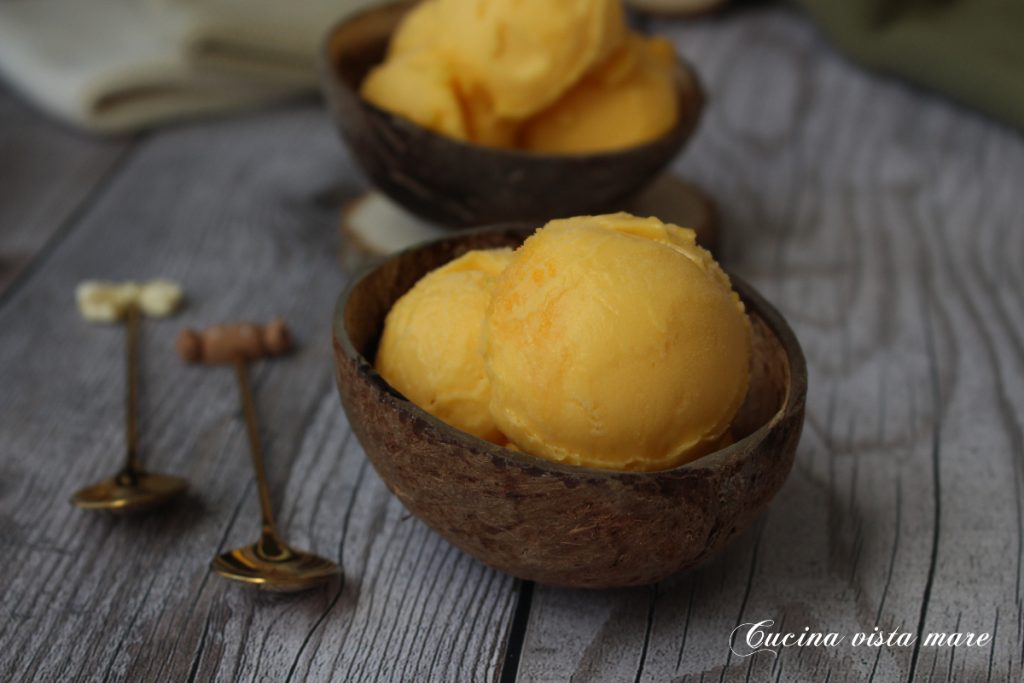 Sorvete de Manga Cozinha Vista Mar