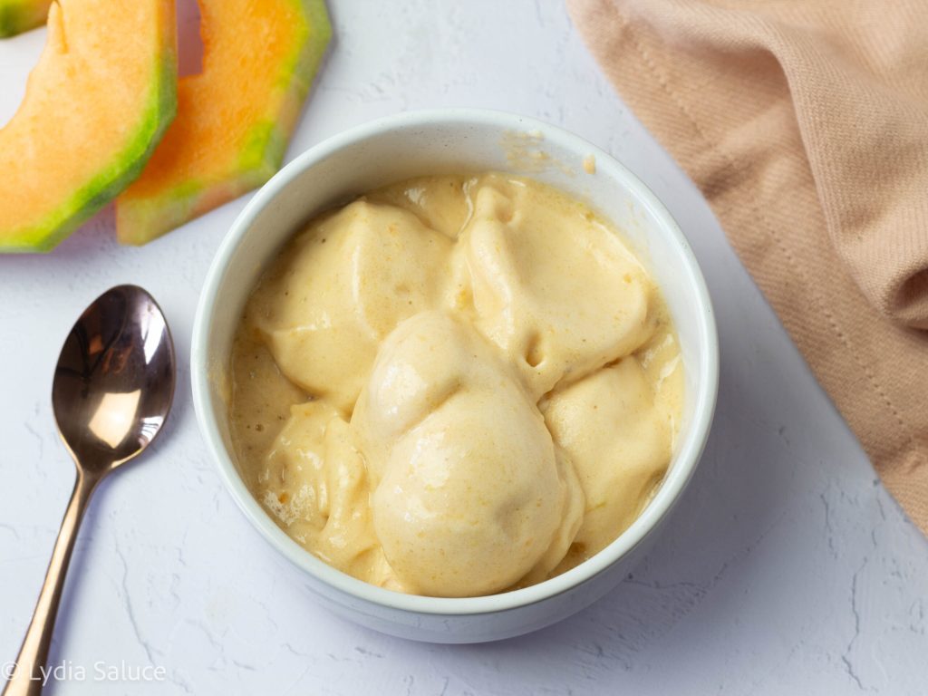 Sorvete de Nana com melão