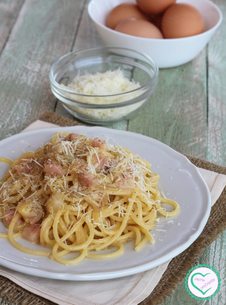 Spaghetti à carbonara