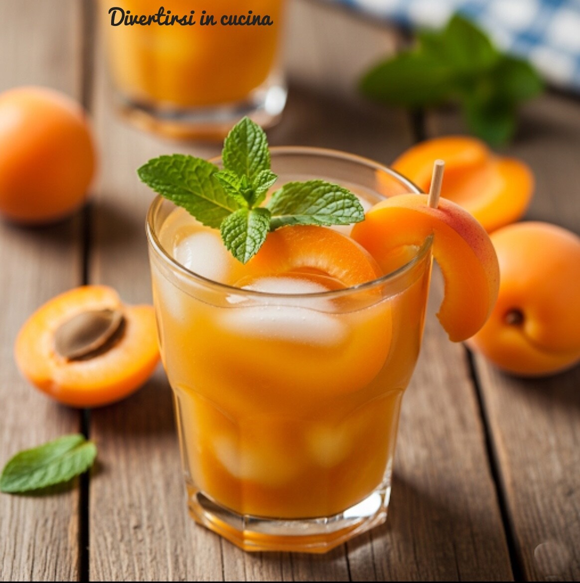 Suco de damasco no Bimby