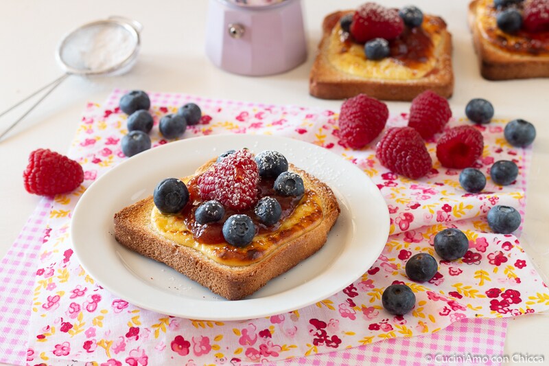 TOAST CHEESECAKE receita ótima para o café da manhã ou lanche