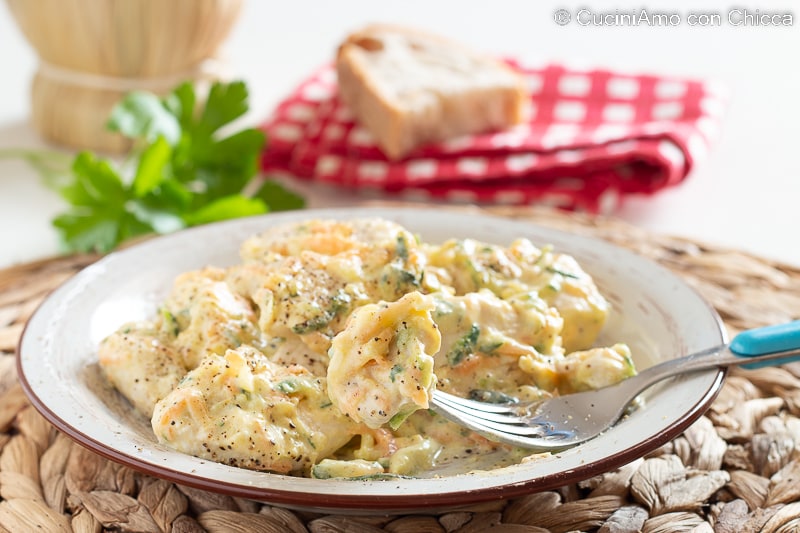 Tirinhas de frango com legumes