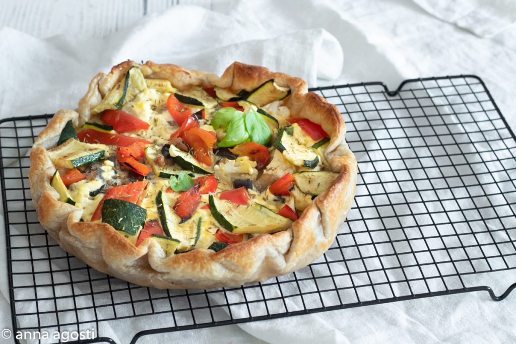 Torta Salgada Ricota e Legumes simples e deliciosa