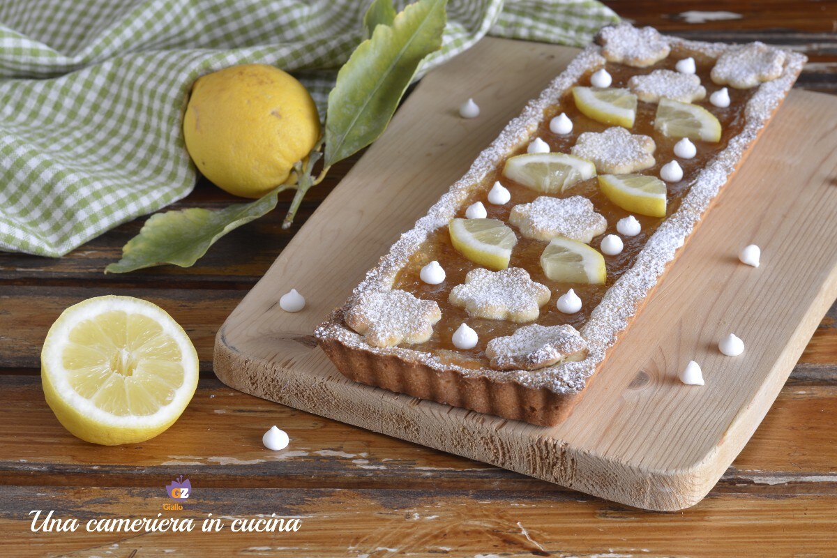 Torta com geleia de limão