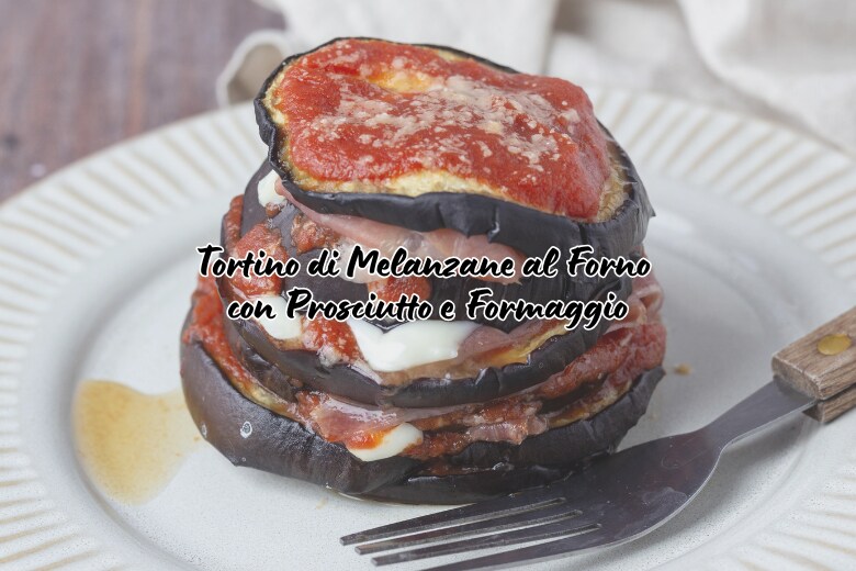 Torta de Berinjela ao Forno com Presunto e Queijo