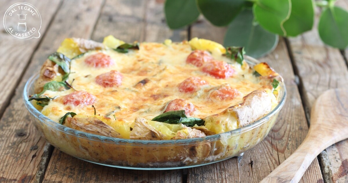 Torta de batata no micro-ondas