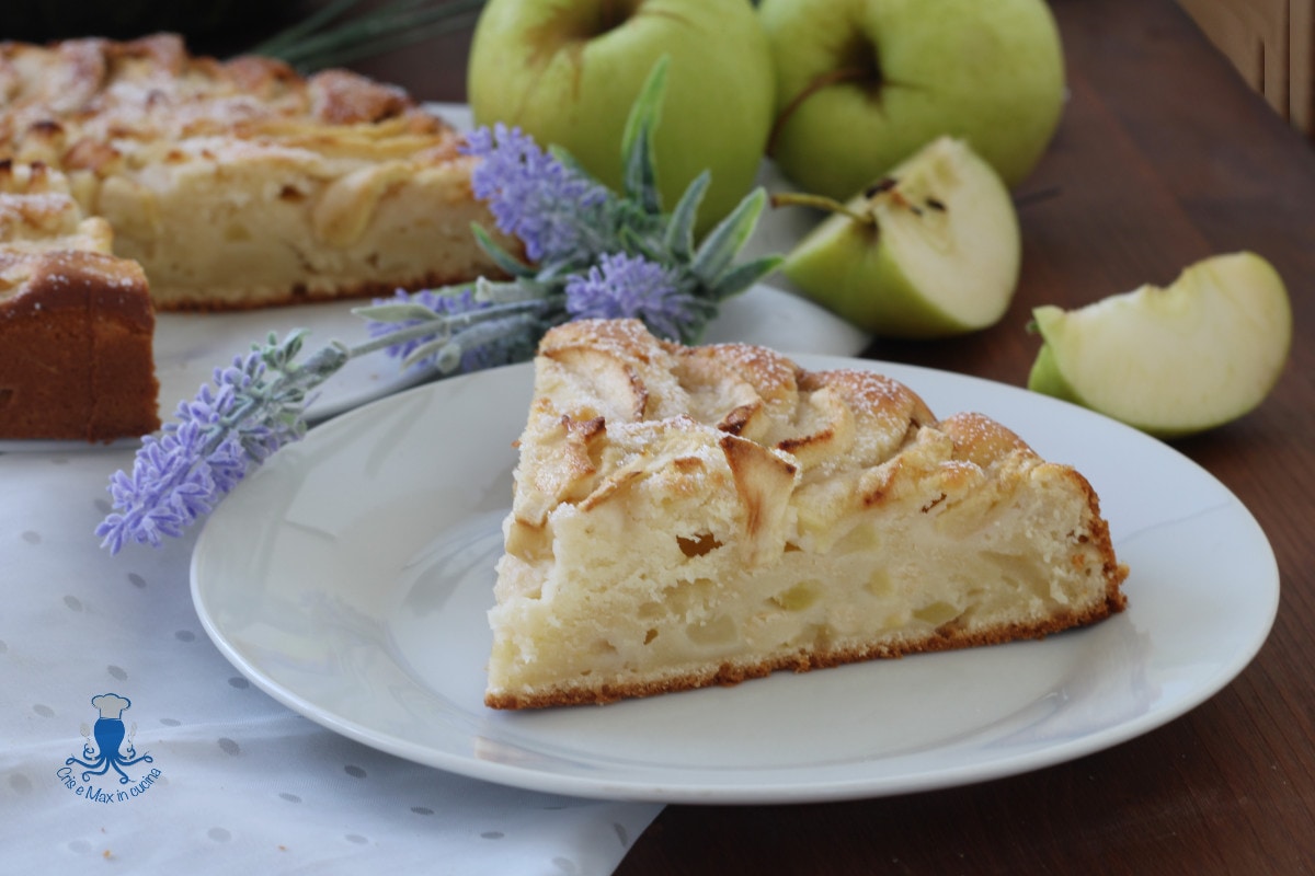 Torta de maçã de Damiano Carrara, receita sem glúten.