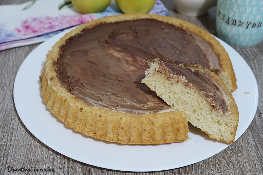 Torta macia com Nutella