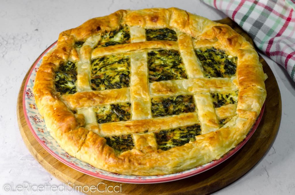 Torta salgada de ricota e espinafre