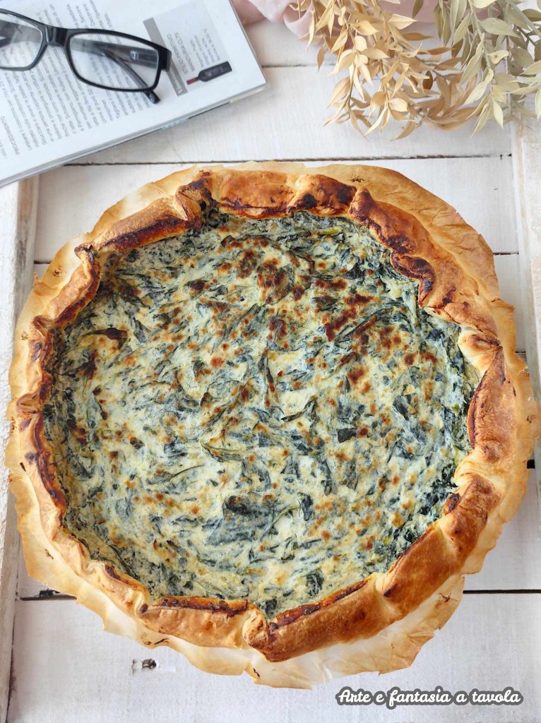 Torta salgada de espinafre e ricota