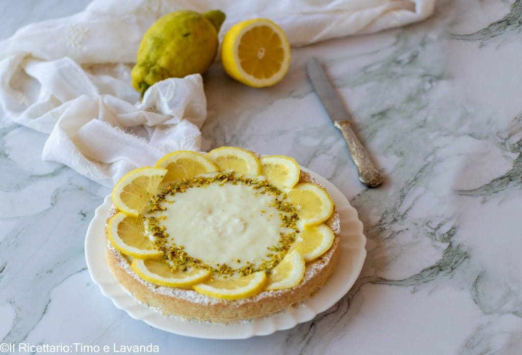 Torta vegana de limão