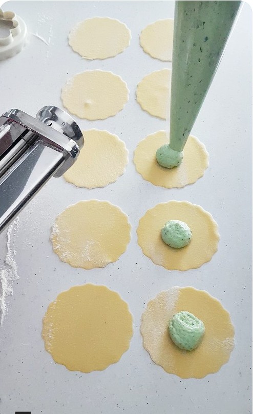 tortelloni ricota e espinafre