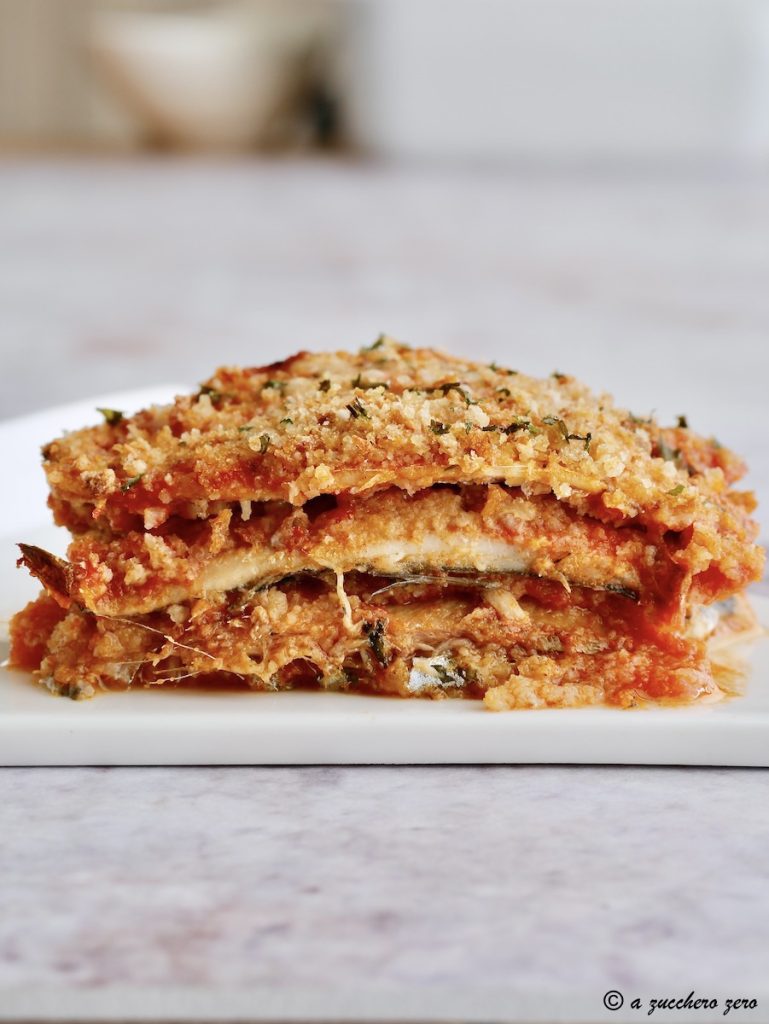 Tortinha de anchovas assadas light