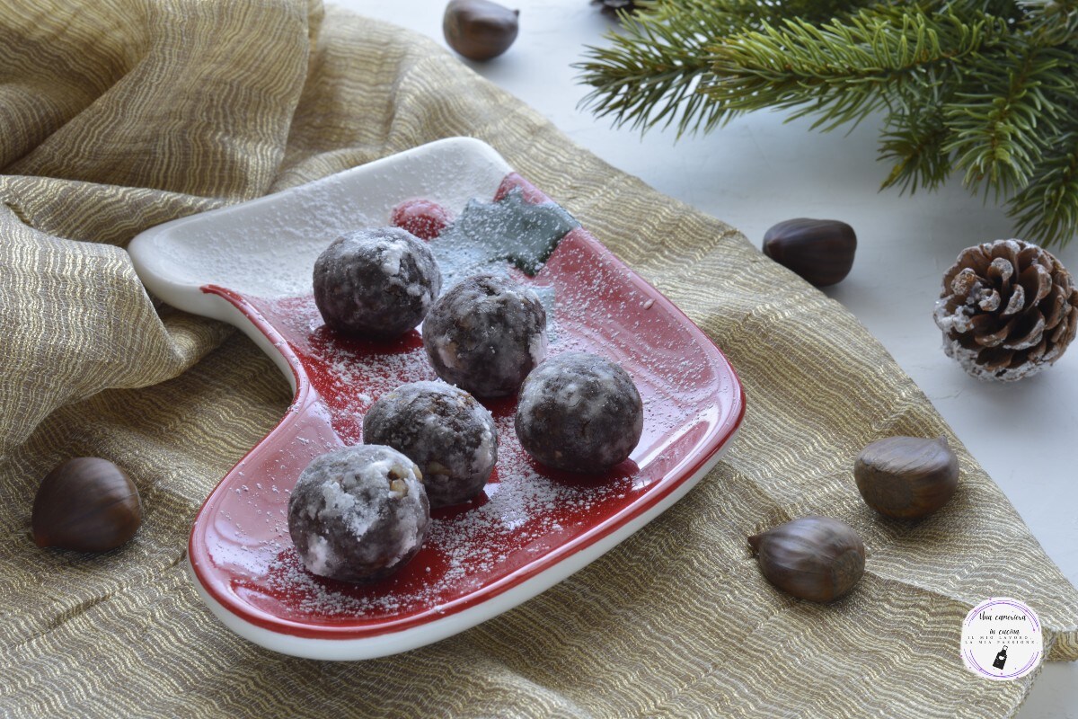 Trufas de castanhas